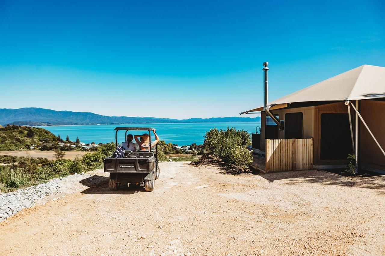Drift Off Grid Luxury Eco Glamping Hotel Tarakohe Luaran gambar