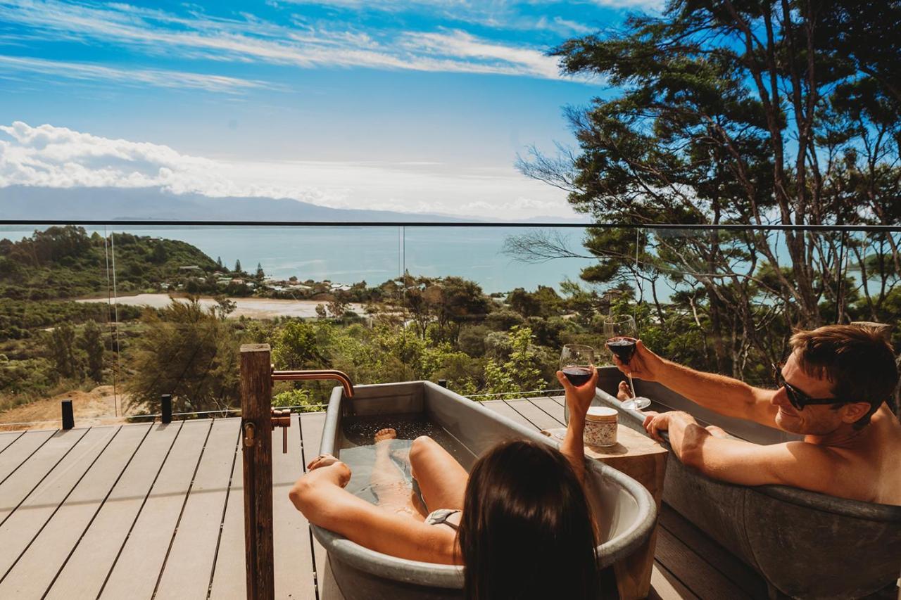 Drift Off Grid Luxury Eco Glamping Hotel Tarakohe Luaran gambar